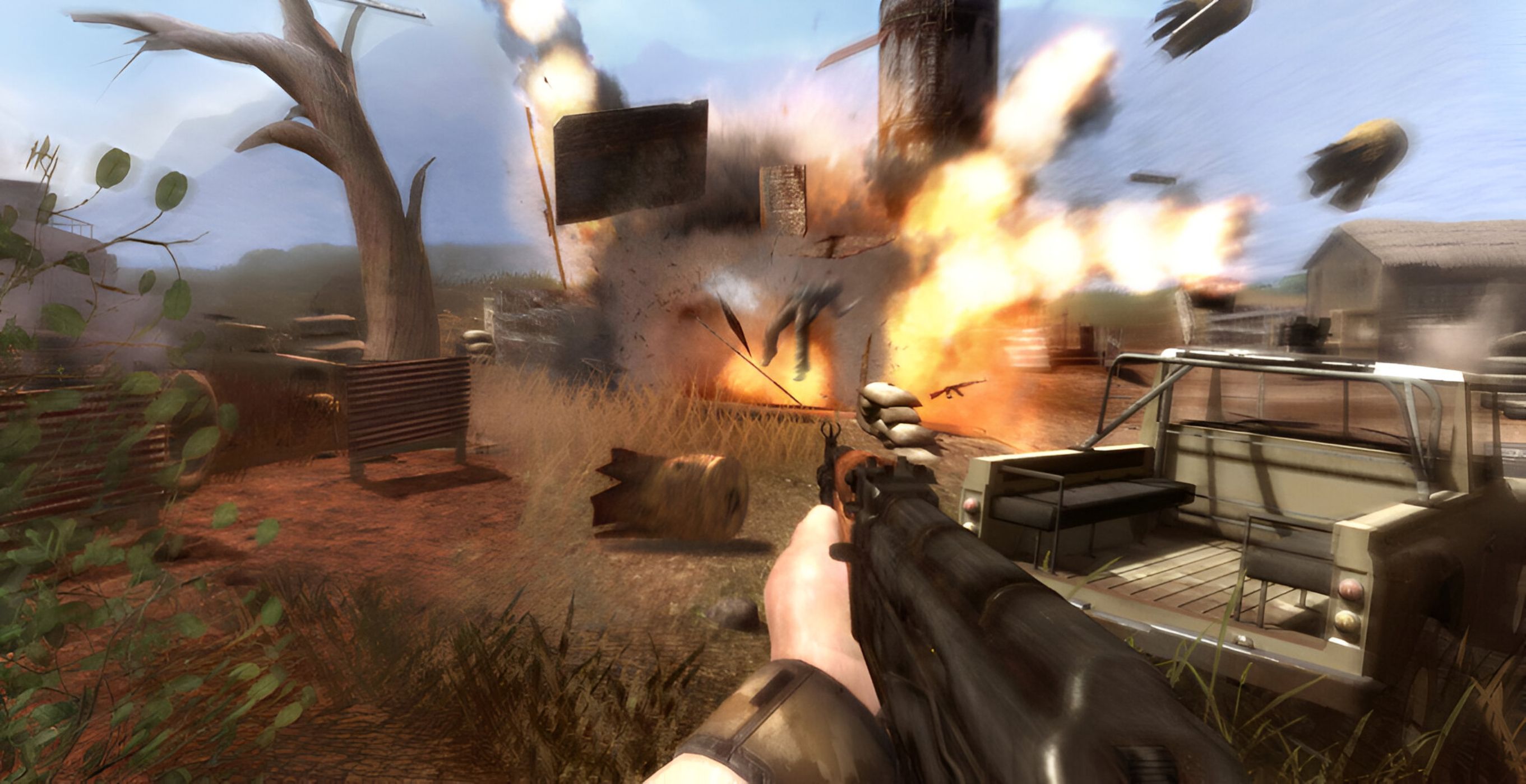 A screenshot from Far Cry 2.