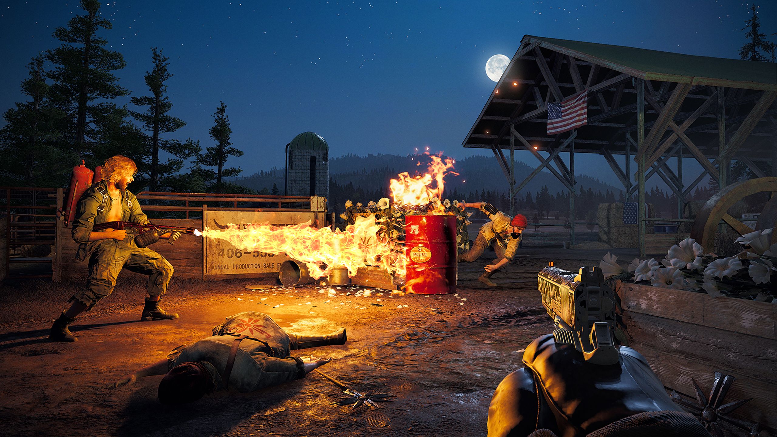A screenshot from the game Far Cry 5.