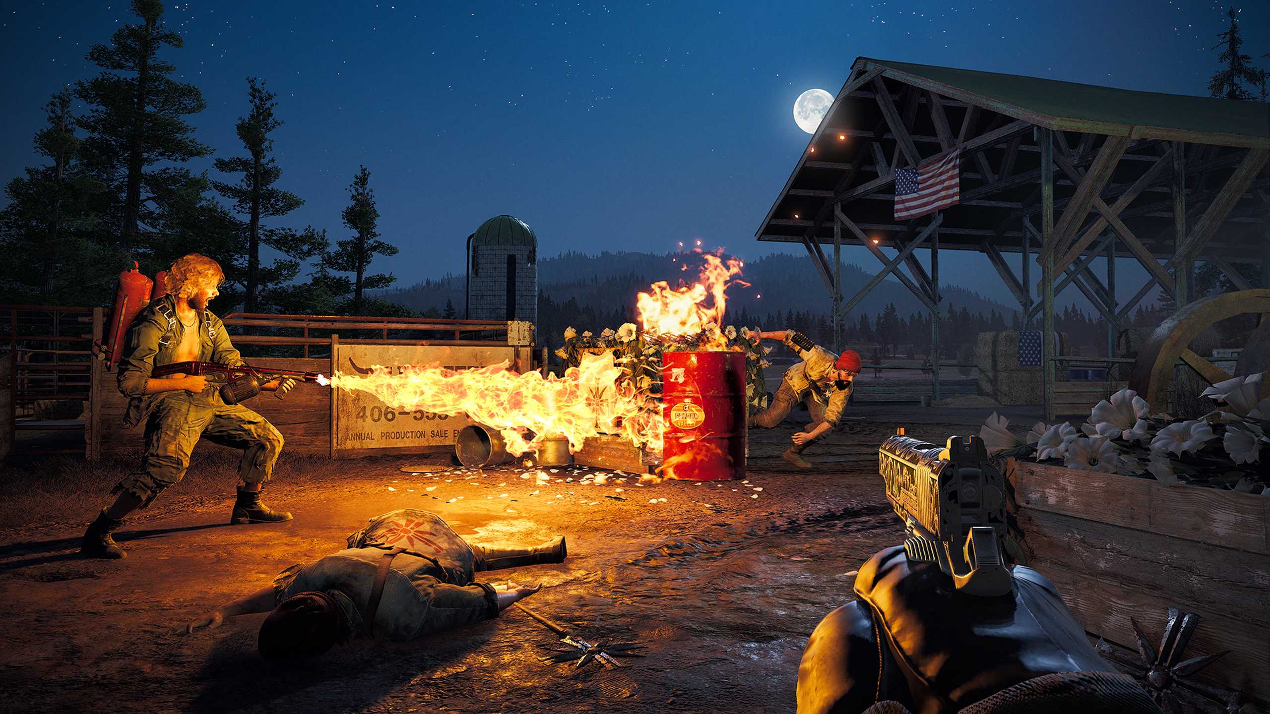 A screenshot from the game Far Cry 5.