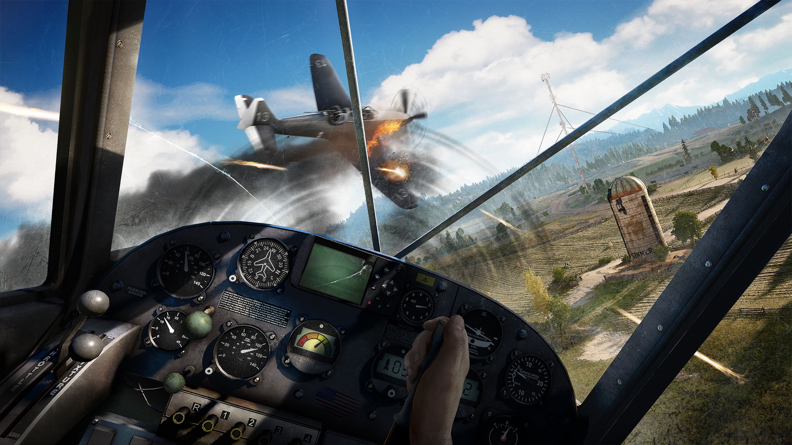 A screenshot from the game Far Cry 5.