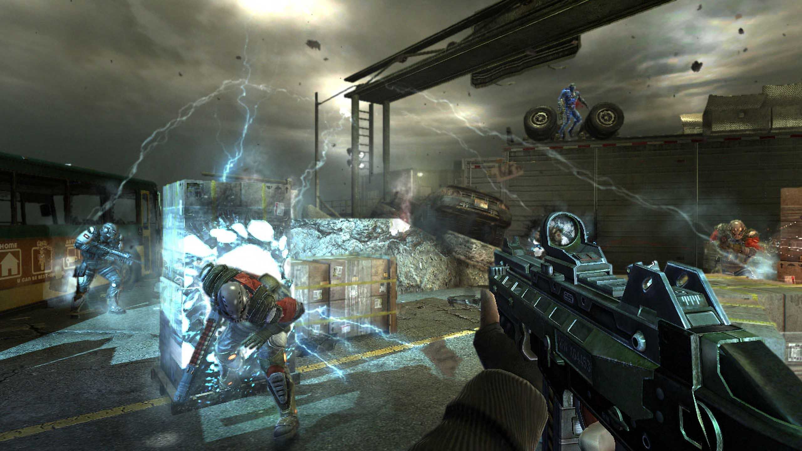 A screenshot from F.E.A.R. 3.