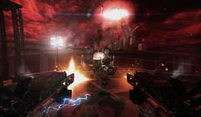A screenshot from F.E.A.R. 3.