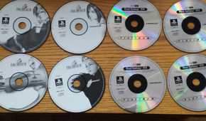 Eight playstation discs for Final Fantasy.