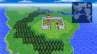 A screenshot of gameplay from Final Fantasy II Pixel Remaster