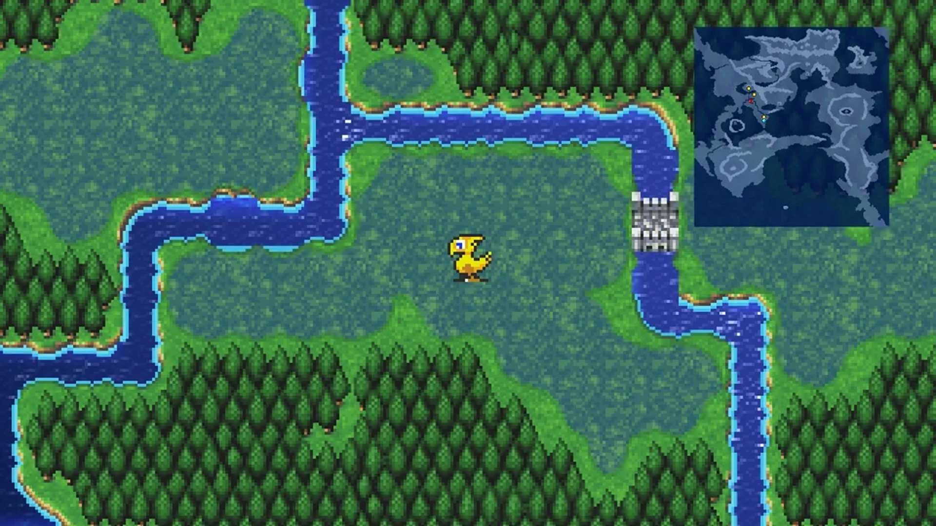 A screenshot of gameplay from Final Fantasy II Pixel Remaster