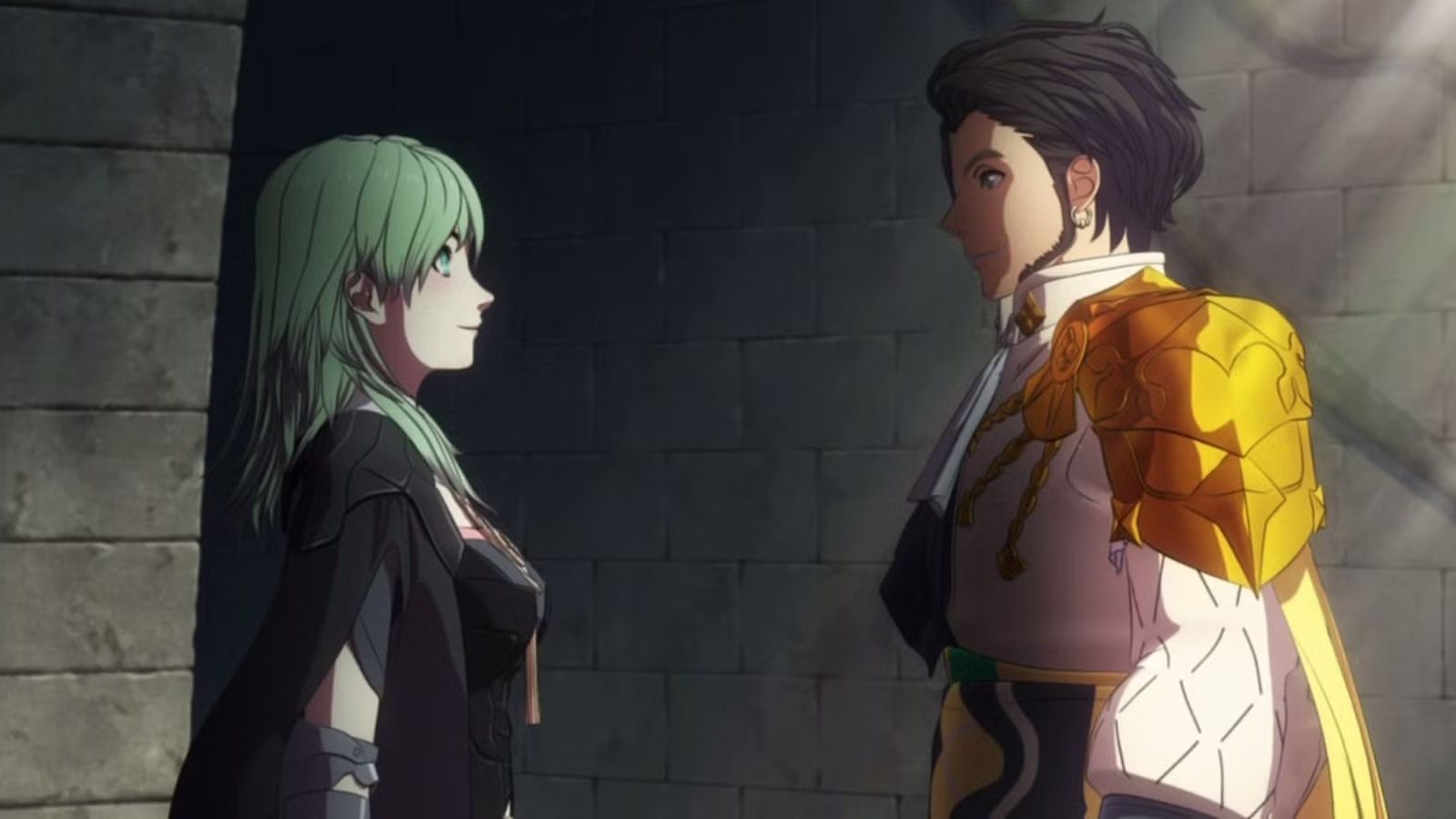 Fire Emblem Three Houses Byleth and Claude chating post time skip