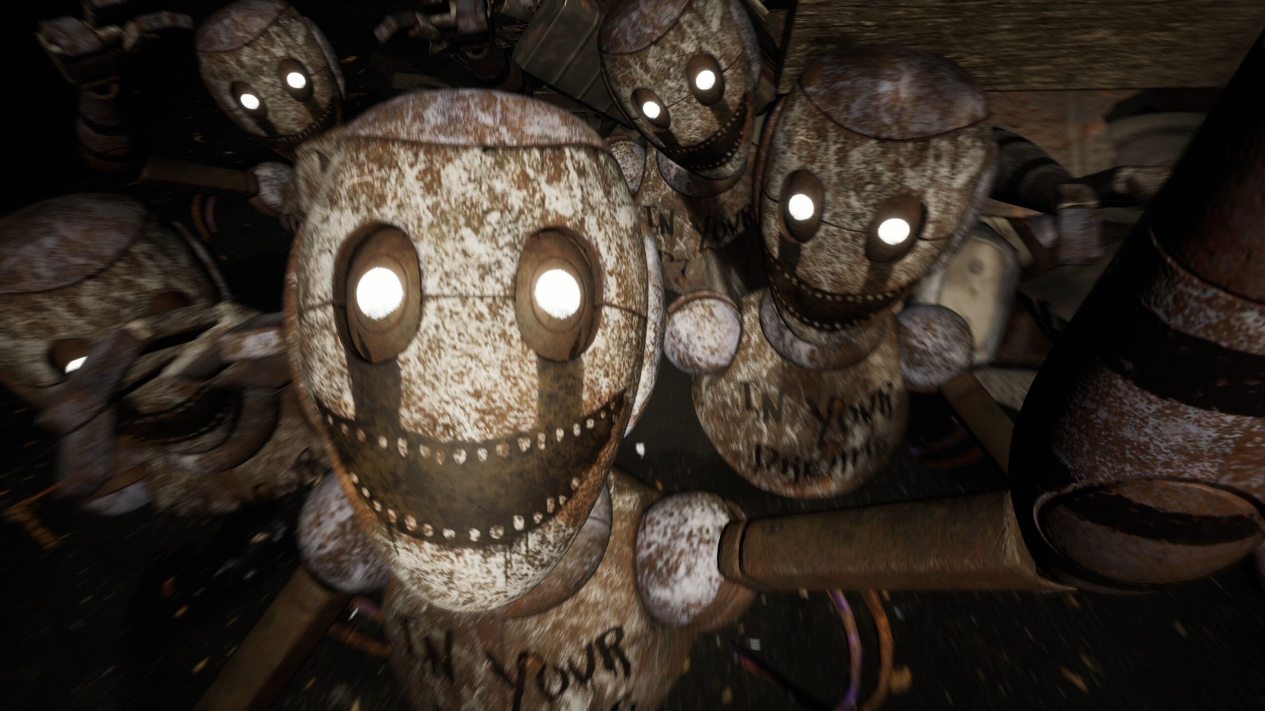 Puppets in Five Nights at Freddy's.