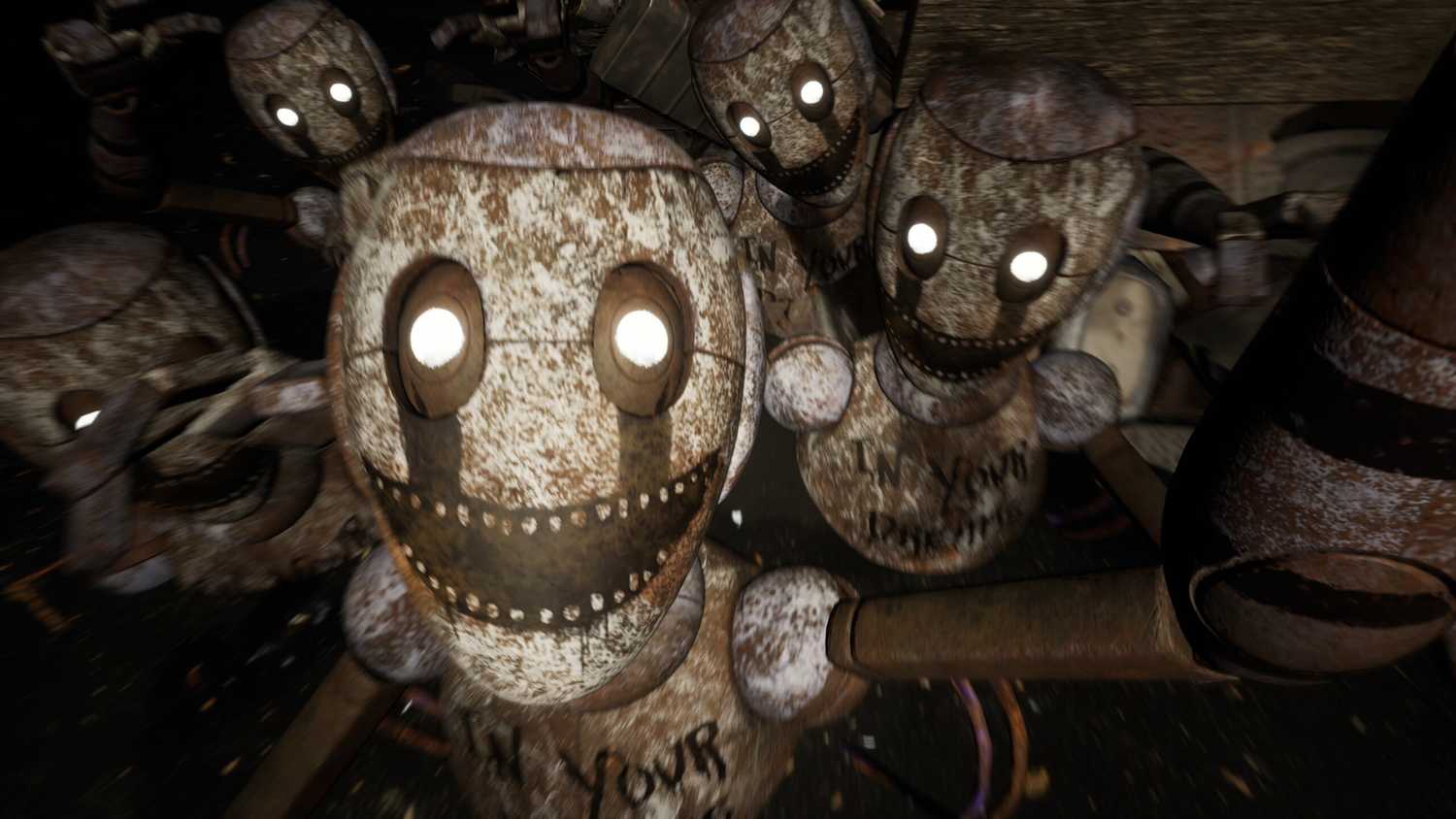 Puppets in Five Nights at Freddy's.