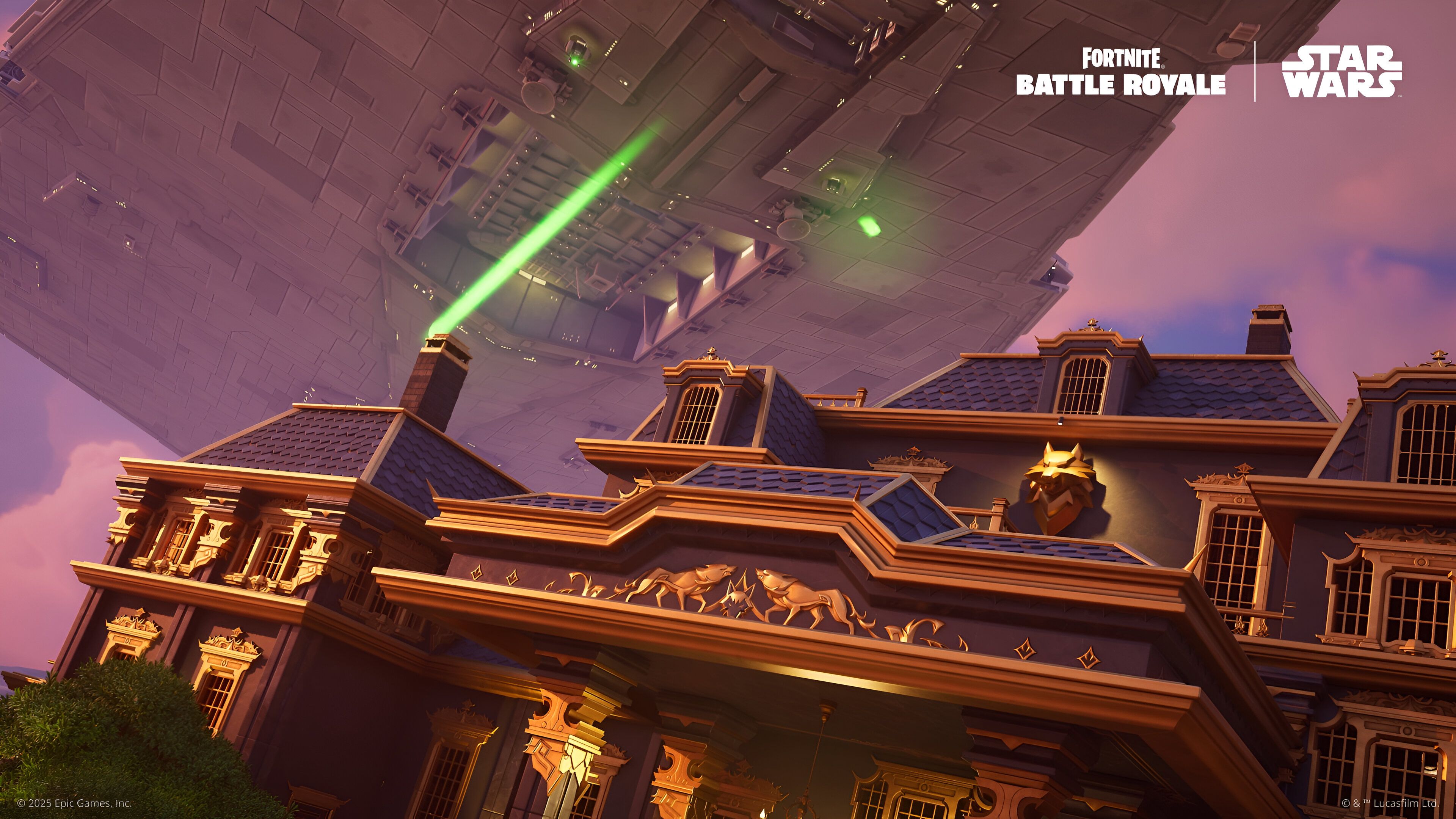 Falactic Battle in Fortnite Battle Royale x Star Wars.