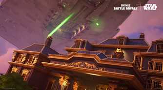 Falactic Battle in Fortnite Battle Royale x Star Wars.
