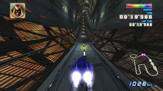 A screenshot of gameplay from F-Zero GX