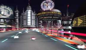 A screenshot of gameplay from F-Zero GX
