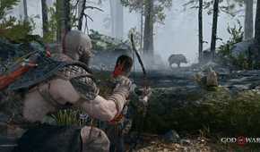Kratos and Atreus in 2018's God of War.