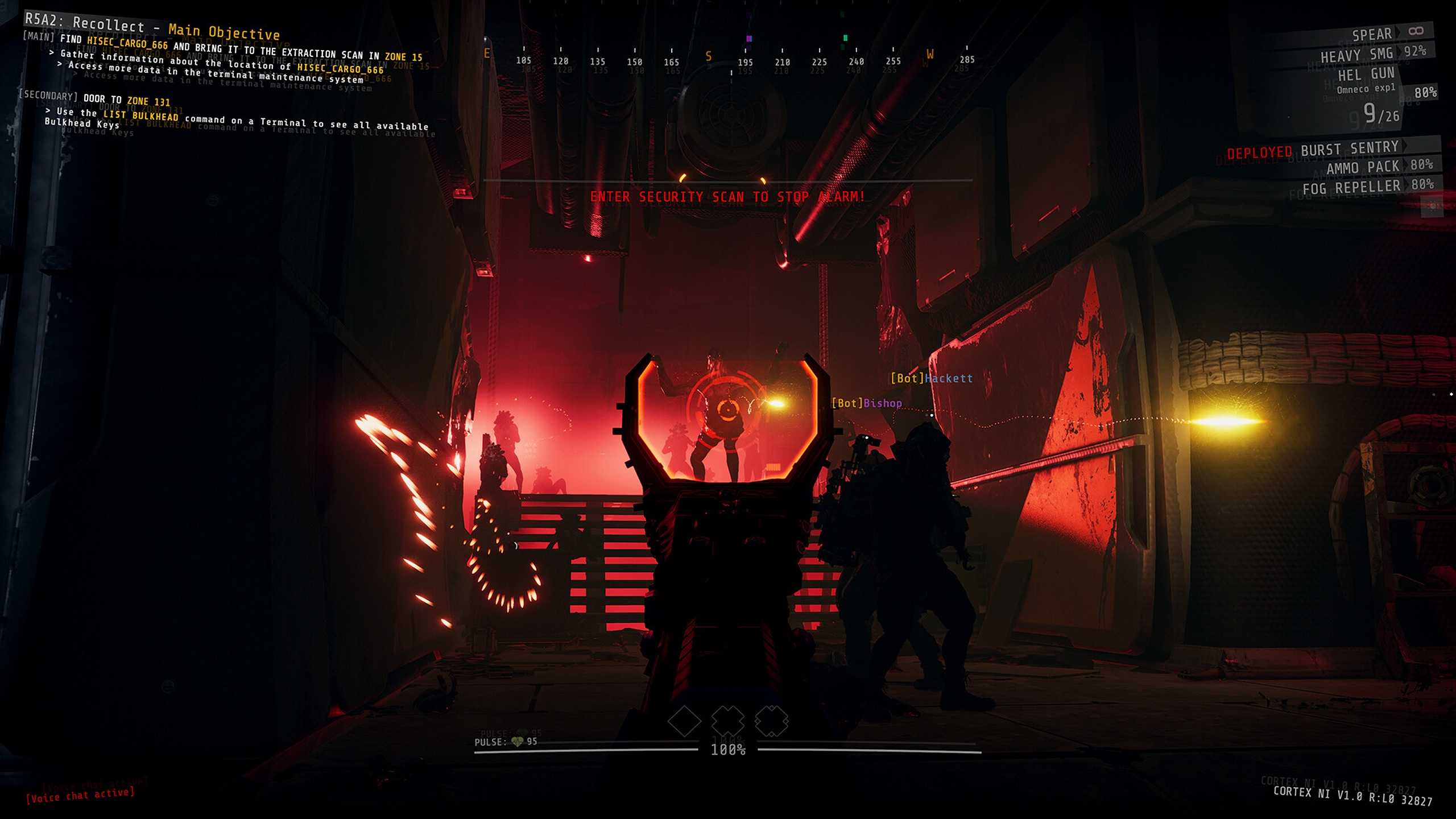 A screenshot from the game GTFO.