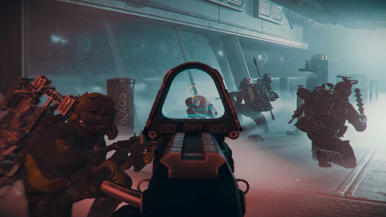 A screenshot from the game GTFO.