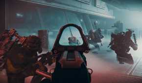 A screenshot from the game GTFO.