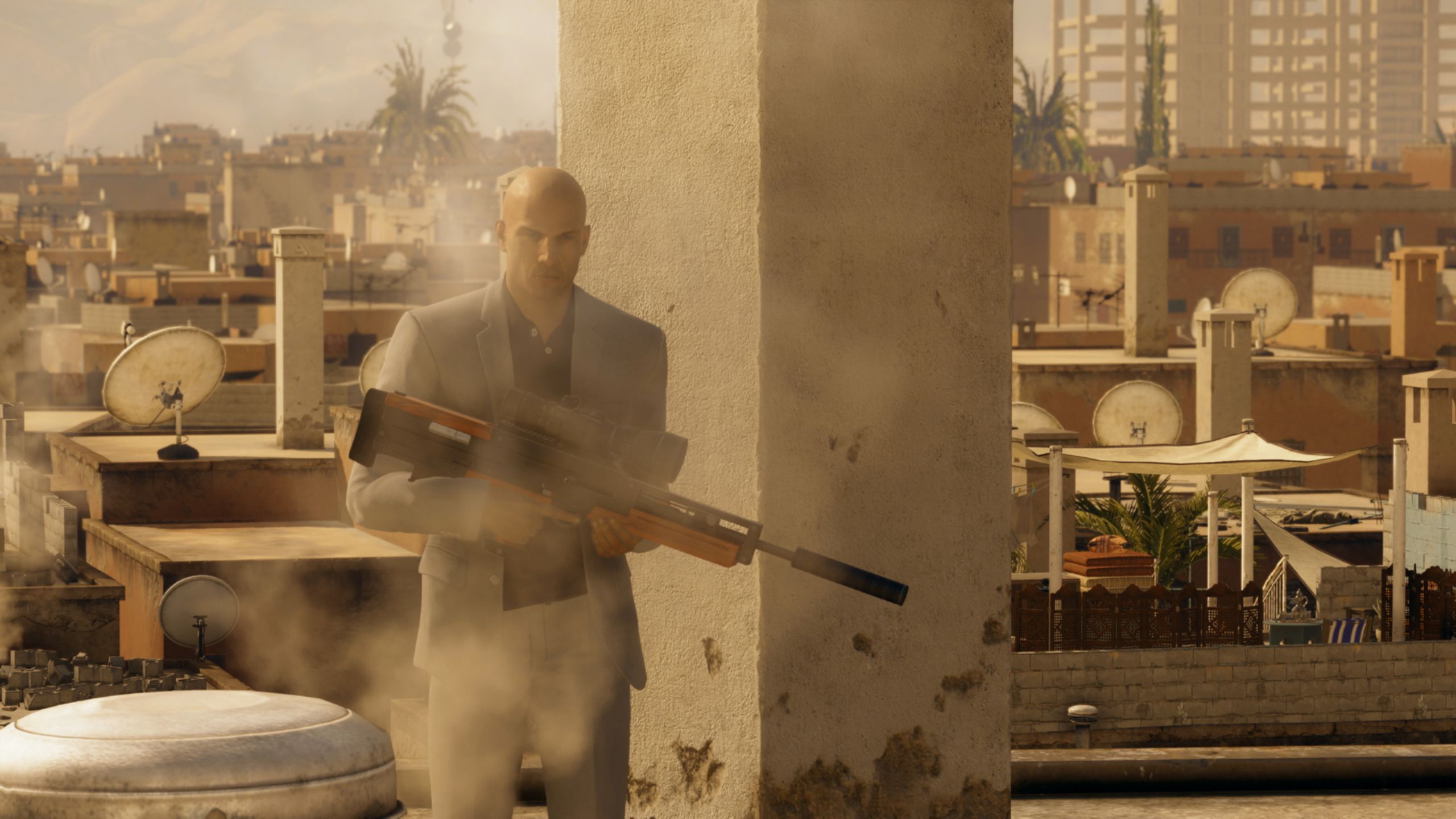 A screenshot from Hitman: World of Assassination.