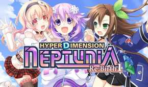 The box art title for Hyperdimension Neptunia Re;Birth 1