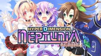The box art title for Hyperdimension Neptunia Re;Birth 1