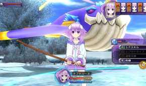 A screenshot of gameplay from Hyperdimension Neptunia Re;Birth 1