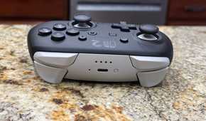 switch 2 pro controller product image showing the bumpers and triggers