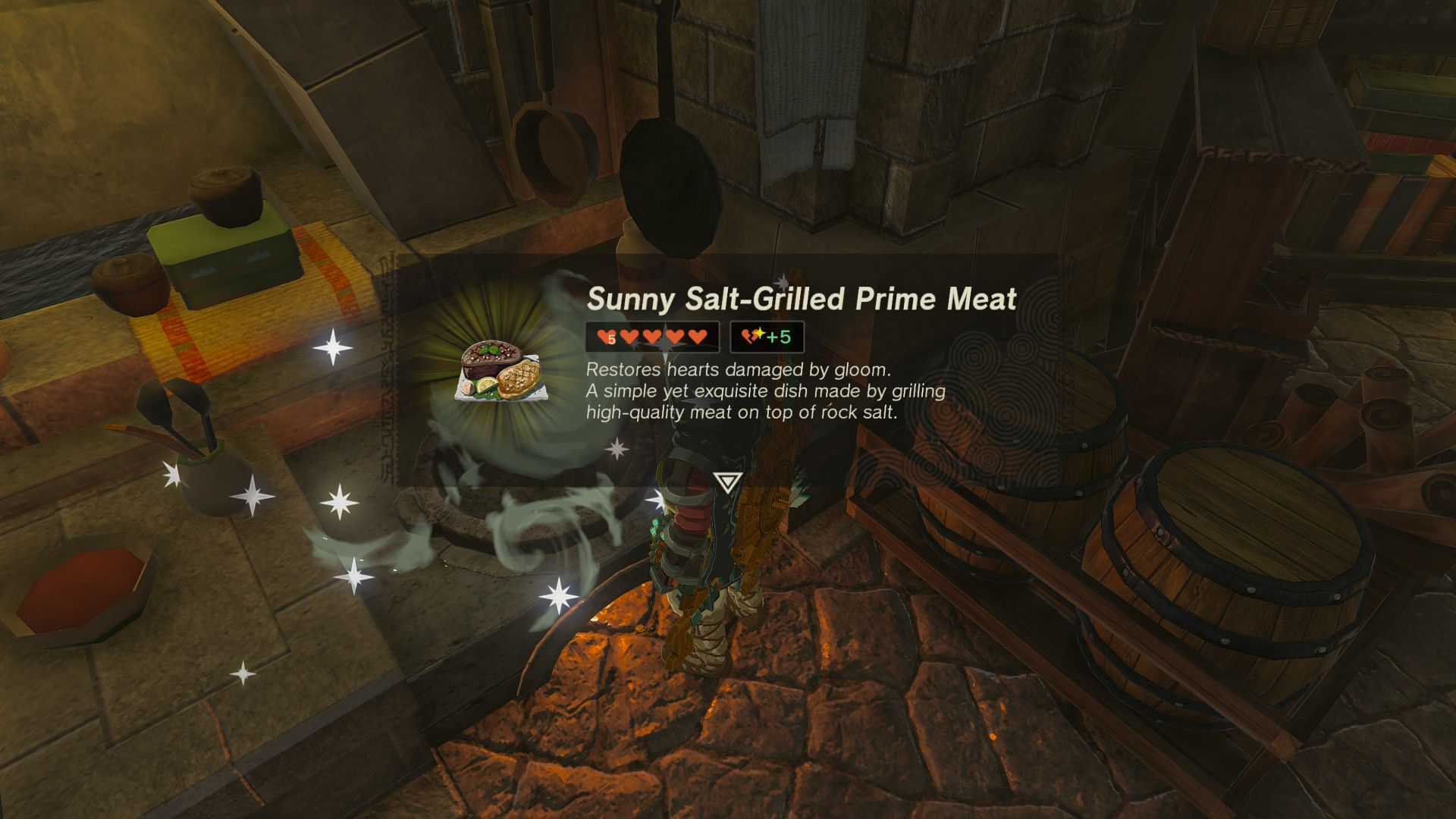 Tears of the Kingdom on Switch 2 cooking