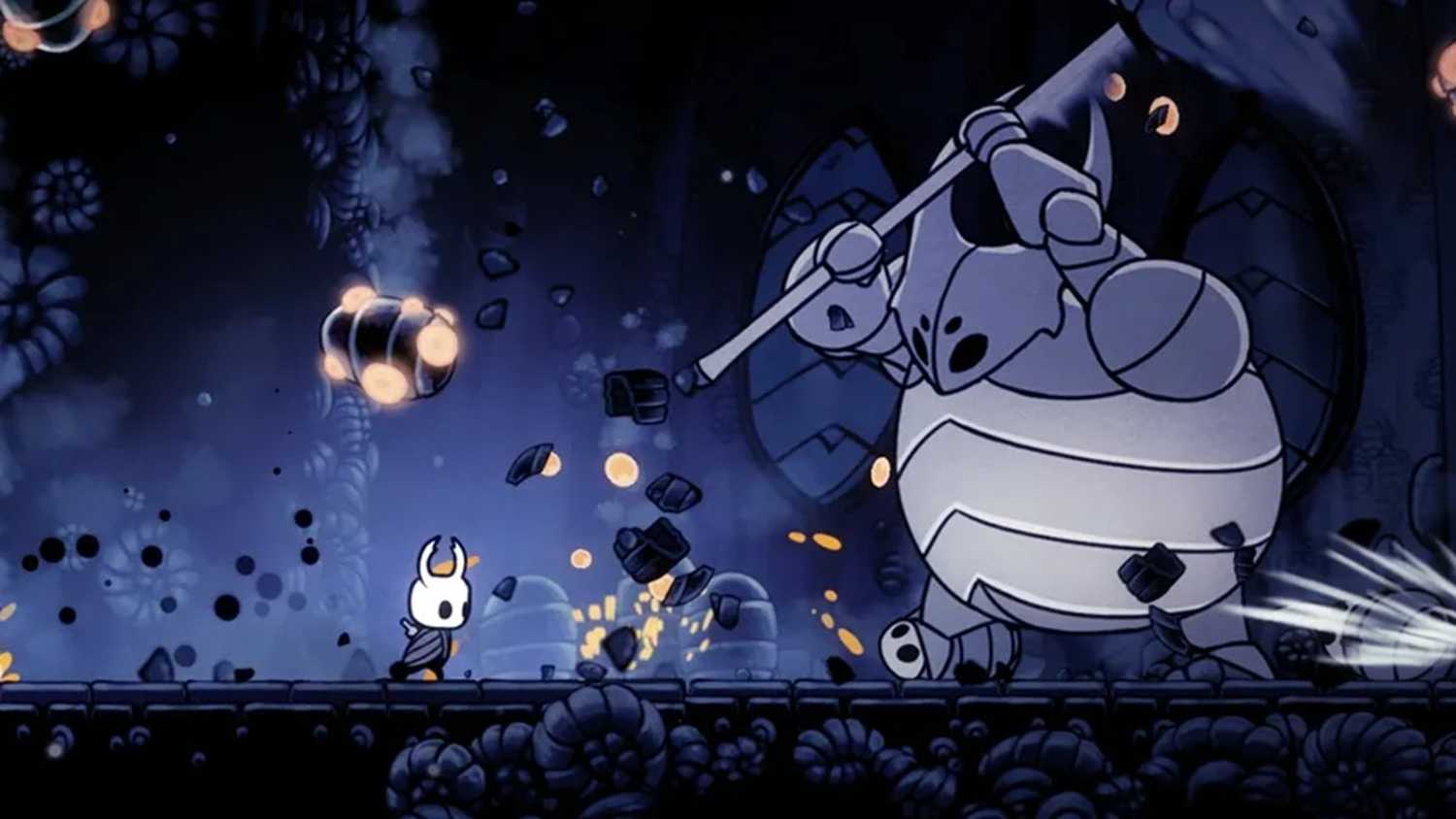 A shot of Hollow Knight on Steam.