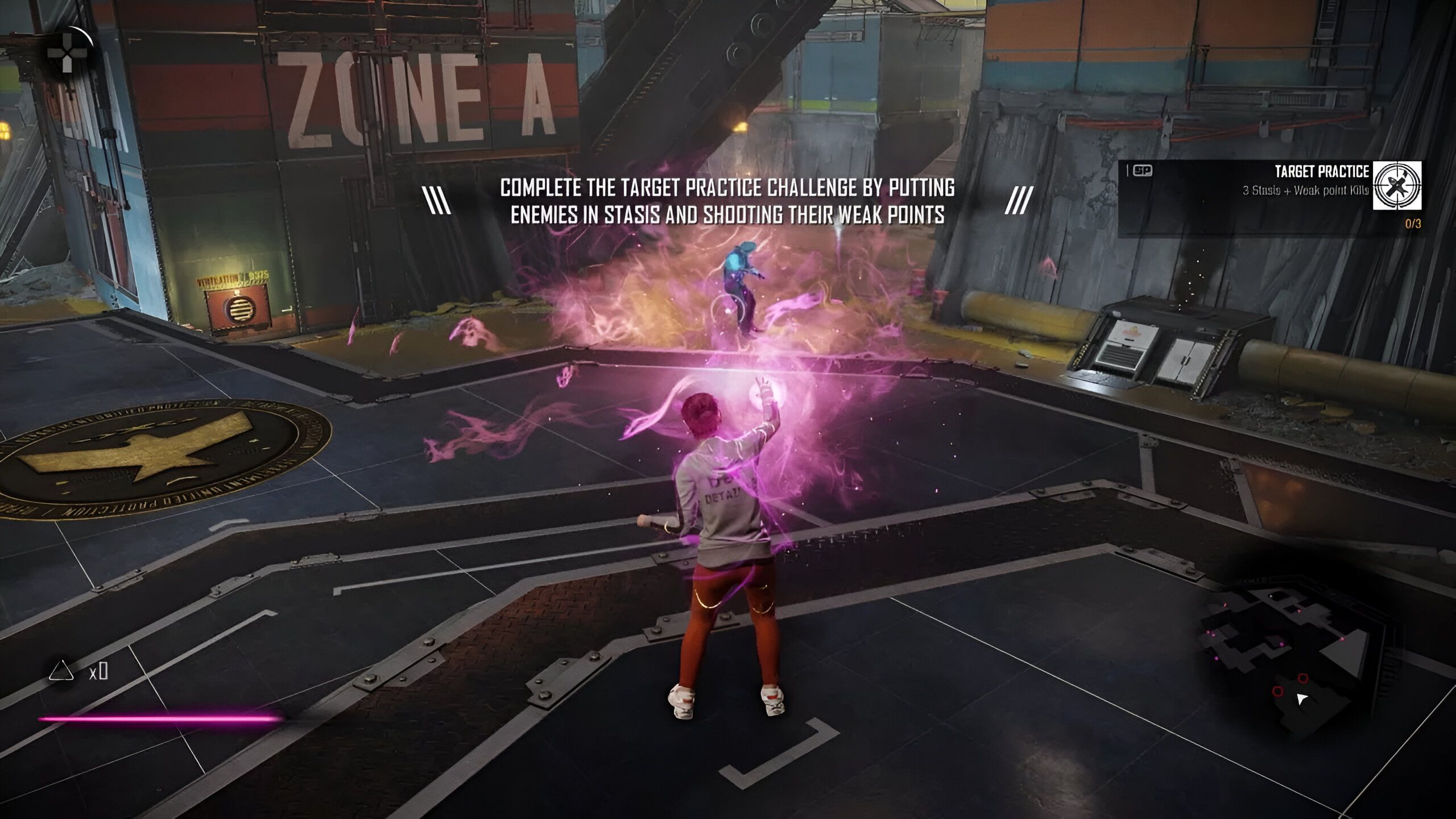 Screenshot from the game Infamous: First Light.