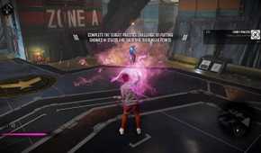 Screenshot from the game Infamous: First Light.