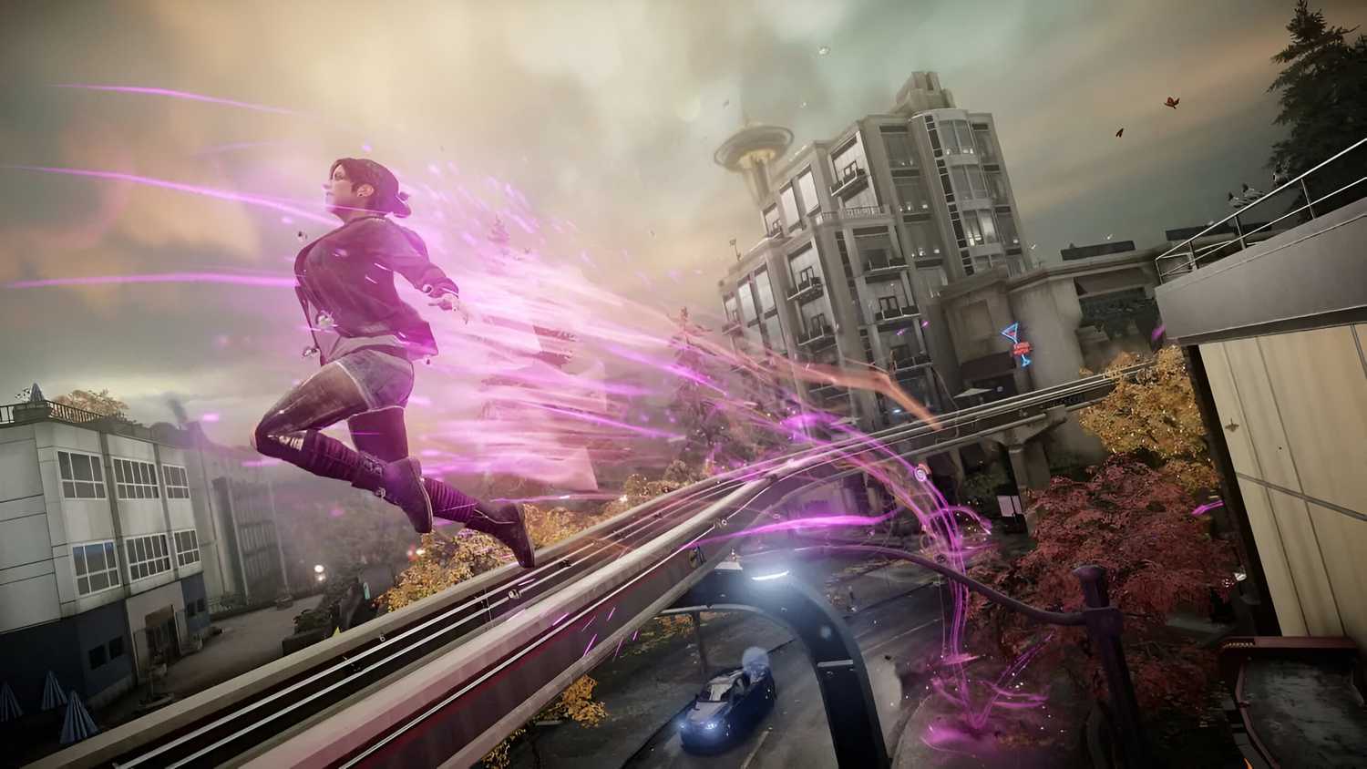 Screenshot from the game Infamous: First Light.