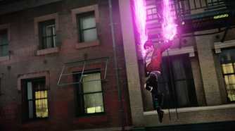 Screenshot from the game Infamous: First Light.