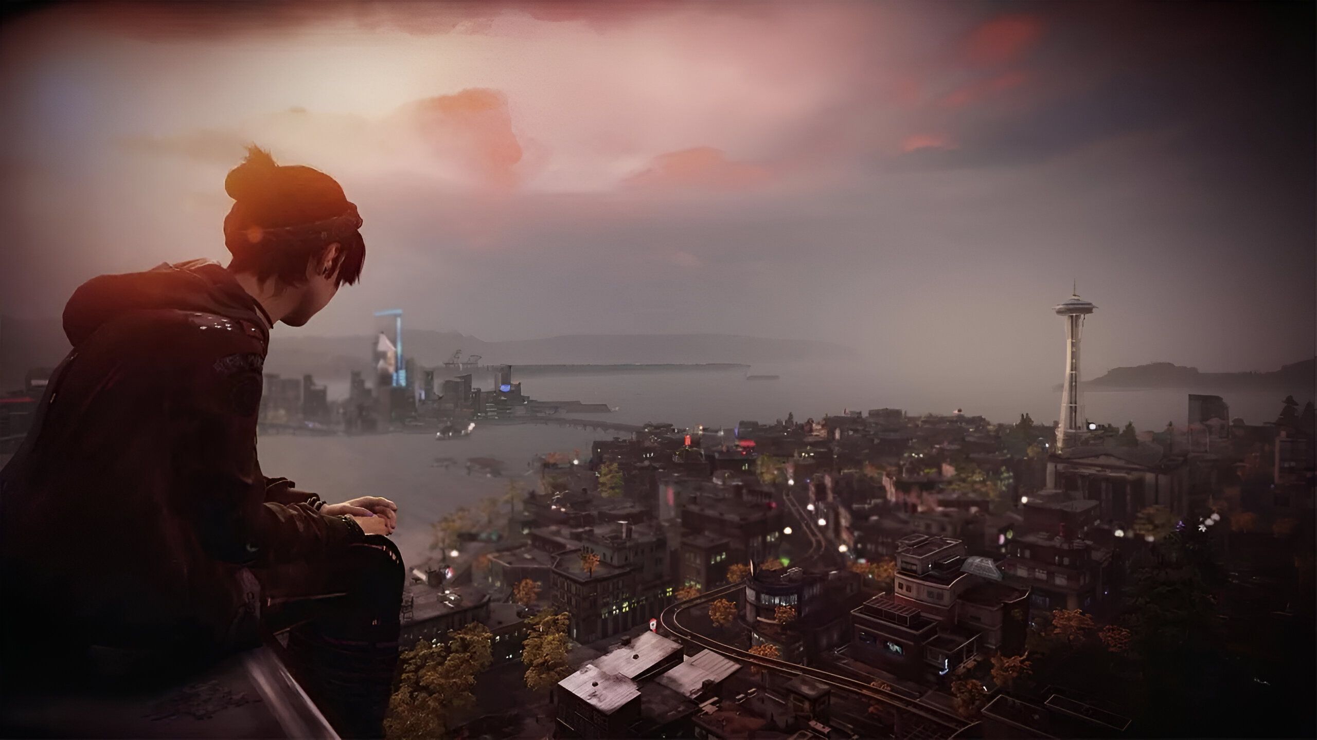 Screenshot from the game Infamous: First Light.