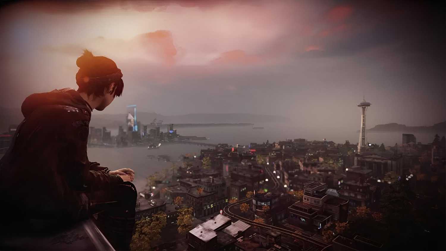 Screenshot from the game Infamous: First Light.
