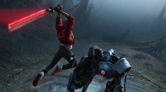A screenshot from Naughty Dog's upcoming game, Intergalactic: The Heretic Prophet.