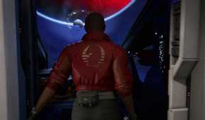 A screenshot from Naughty Dog's upcoming game, Intergalactic: The Heretic Prophet.