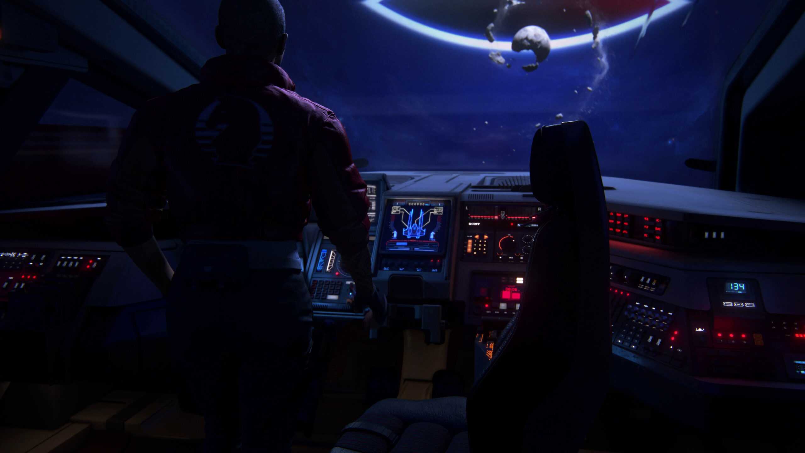 A screenshot from Naughty Dog's upcoming game, Intergalactic: The Heretic Prophet.