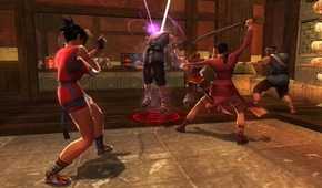 A screenshot of gameplay from Jade Empire