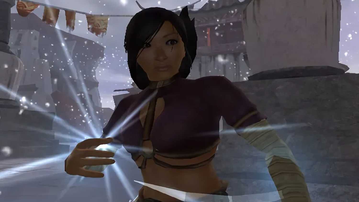 A screenshot of gameplay from Jade Empire
