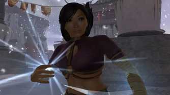 A screenshot of gameplay from Jade Empire