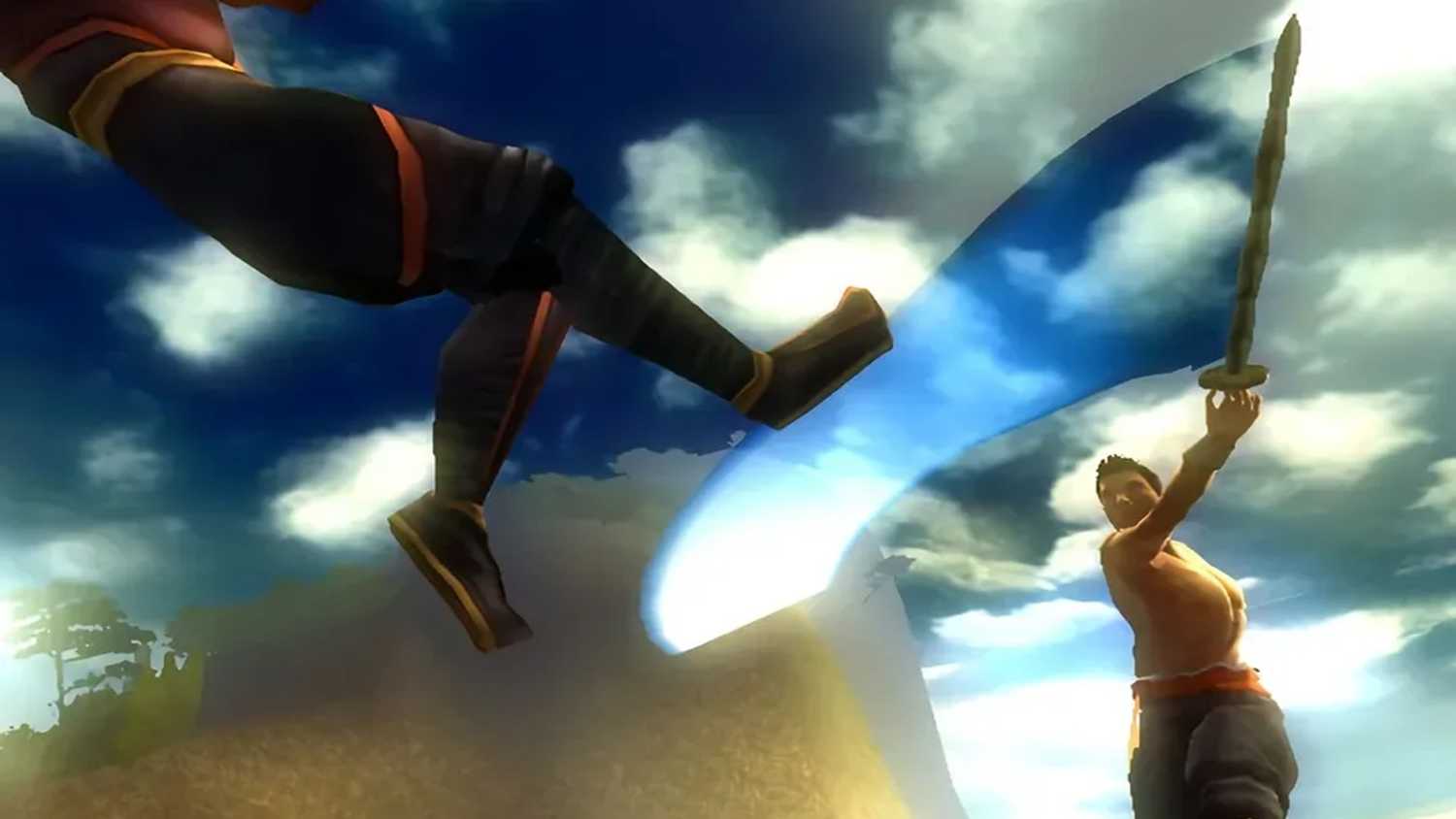A screenshot of gameplay from Jade Empire