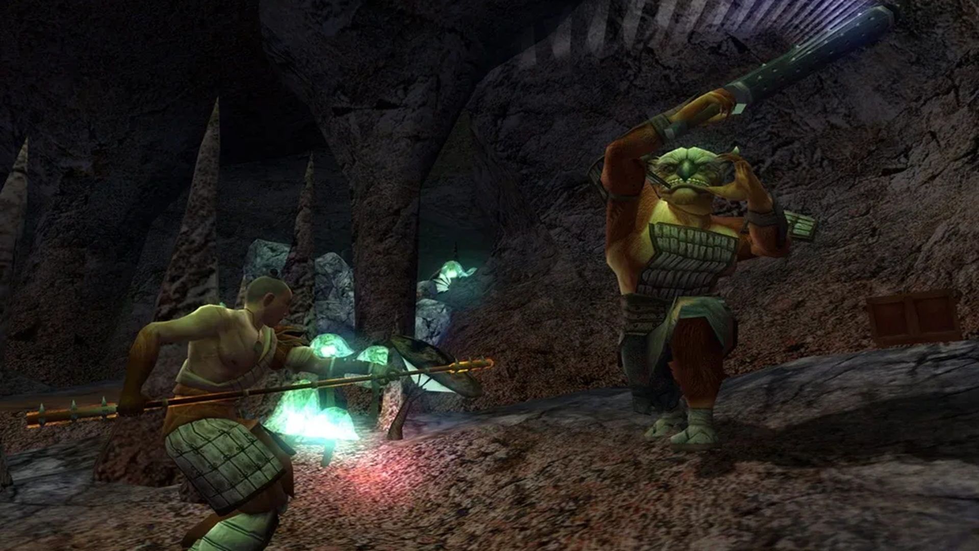 A screenshot of gameplay from Jade Empire