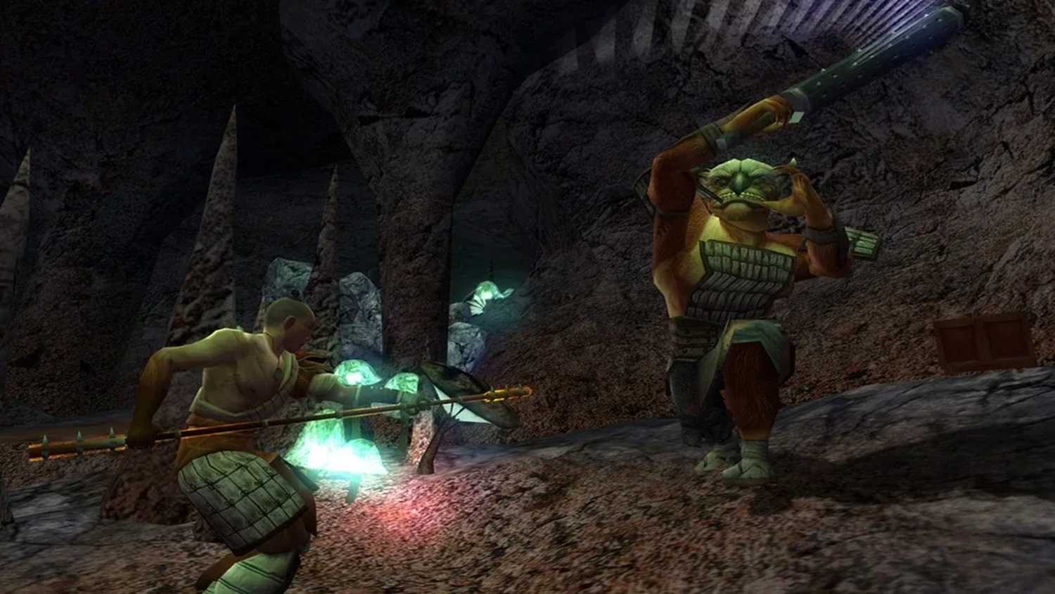A screenshot of gameplay from Jade Empire