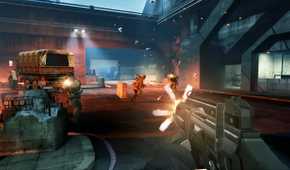 Screenshot from the game Goldeneye 007: Reloaded.