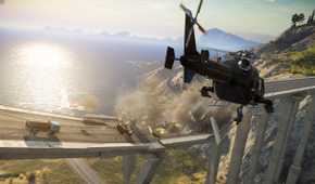 A screenshot from the game Just Cause 3.
