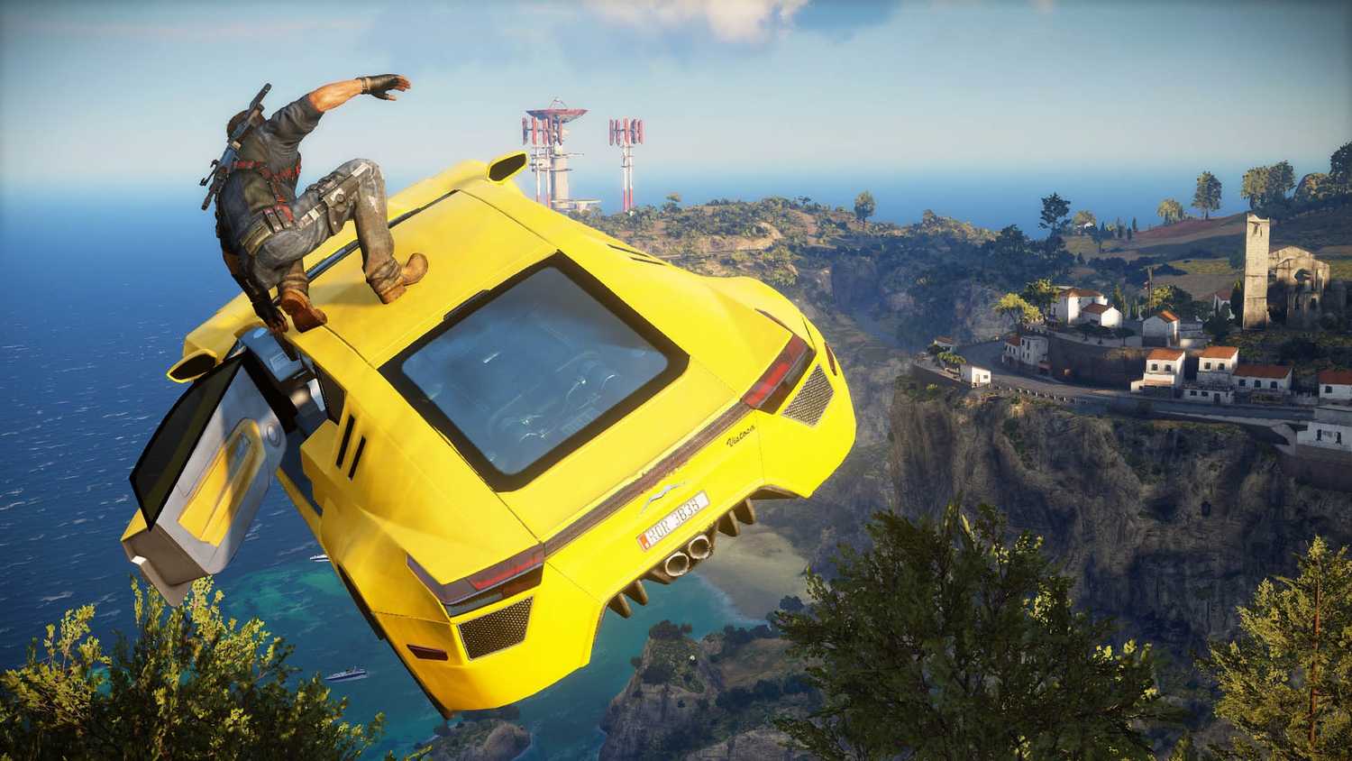 A screenshot from the game Just Cause 3.