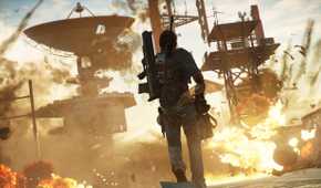 A screenshot from the game Just Cause 3.