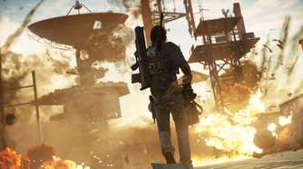 A screenshot from the game Just Cause 3.