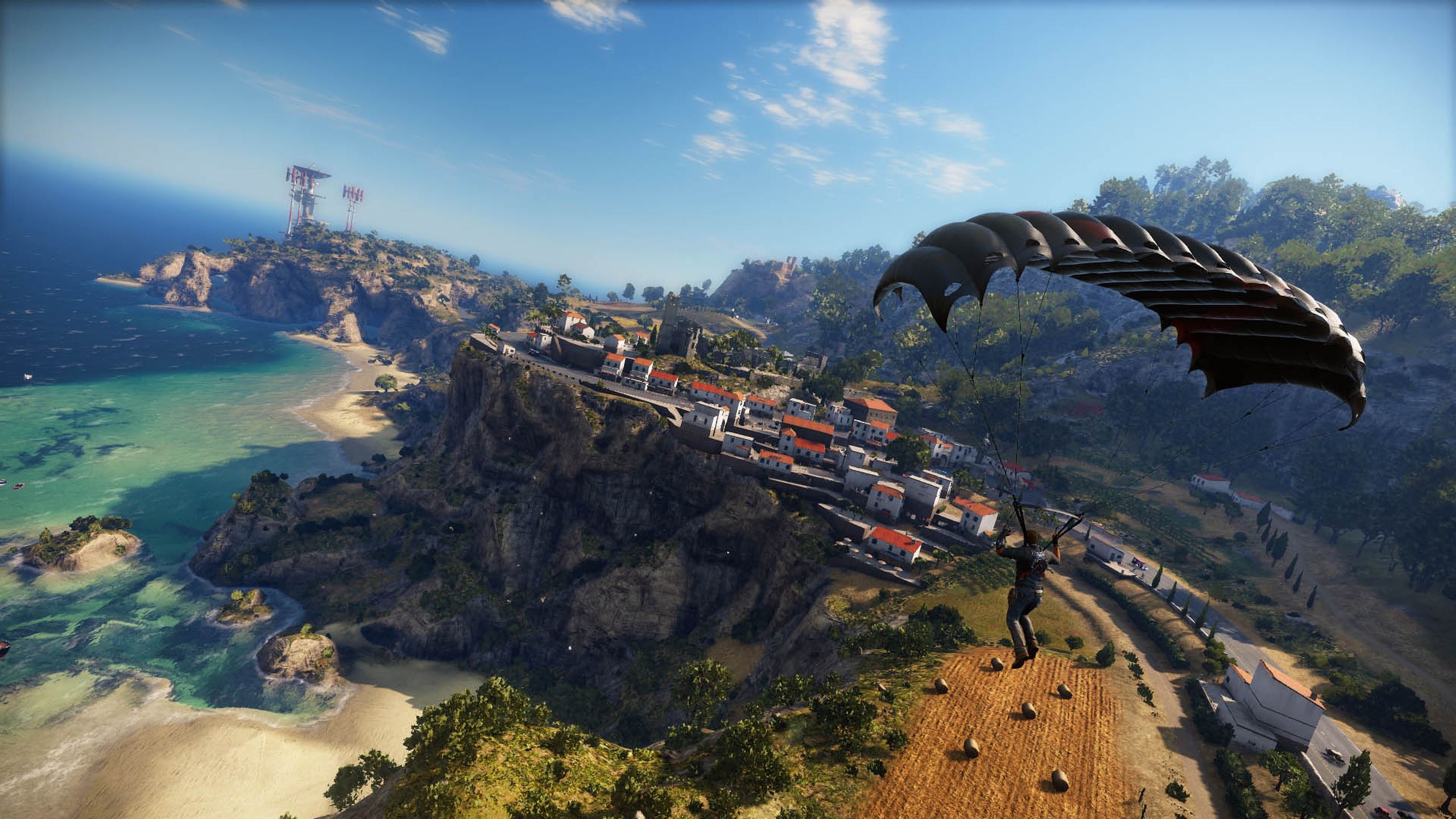A screenshot from the game Just Cause 3.