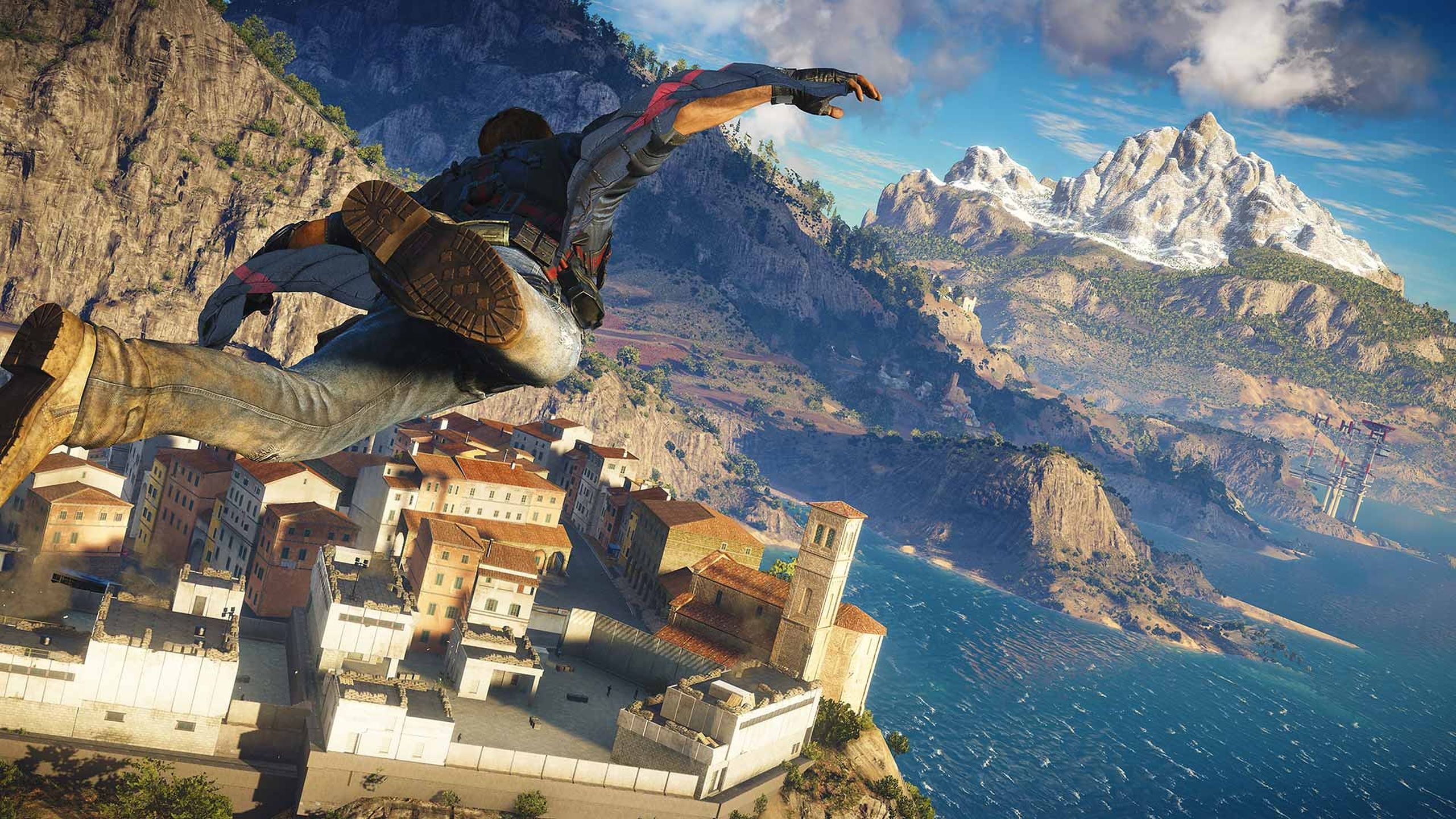 A screenshot from the game Just Cause 3.