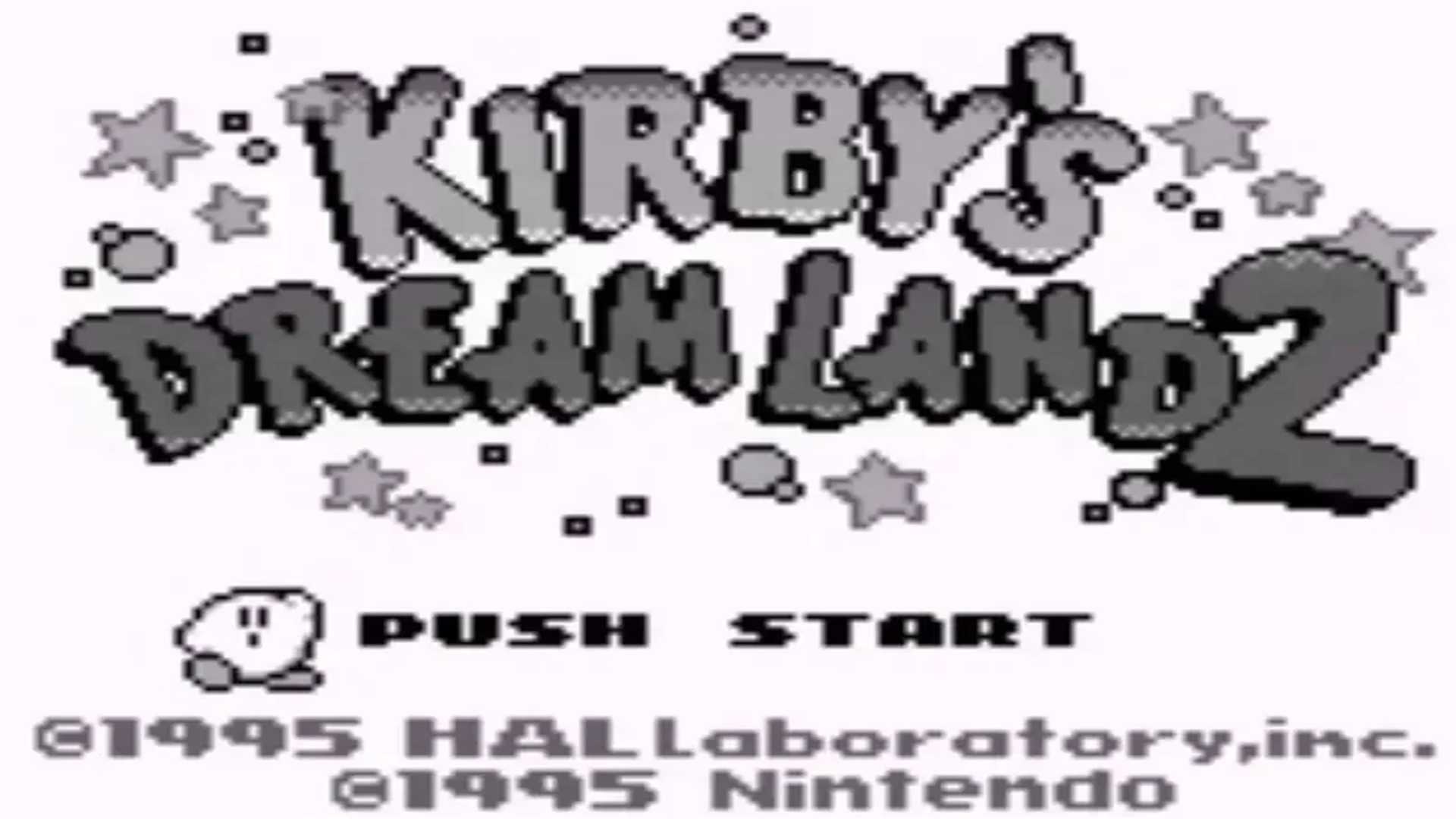A screenshot of gameplay from Kirby's Dream Land 2